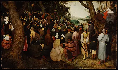 The Sermon of Saint John the Baptist Pieter Bruegel